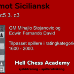 Siciliansk 2… Sc6 3. c3