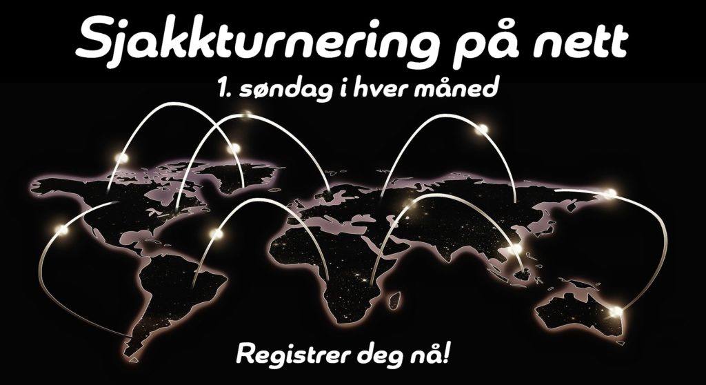 Nettsjakk - sjakkturnering på nett første søndag i hver måned