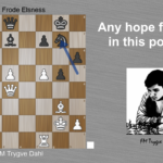 FM Trygve Dahl – IM Frode Elsness 0 – 1